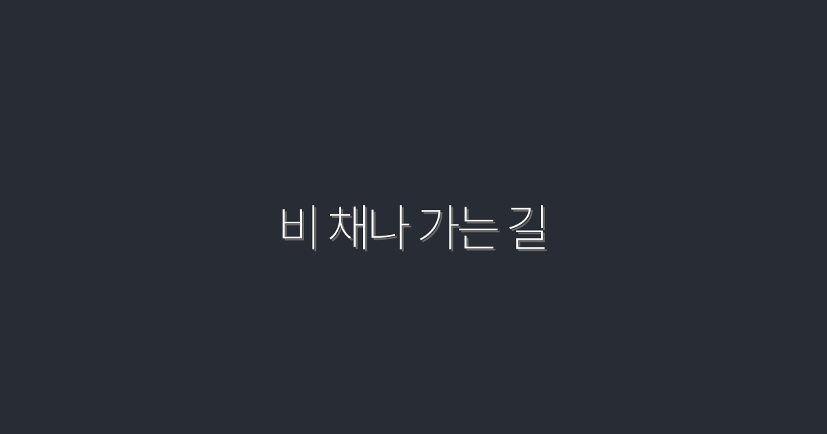 2026년 비 채나 가는 길: 꼭 알아야 할 5가지 팁!