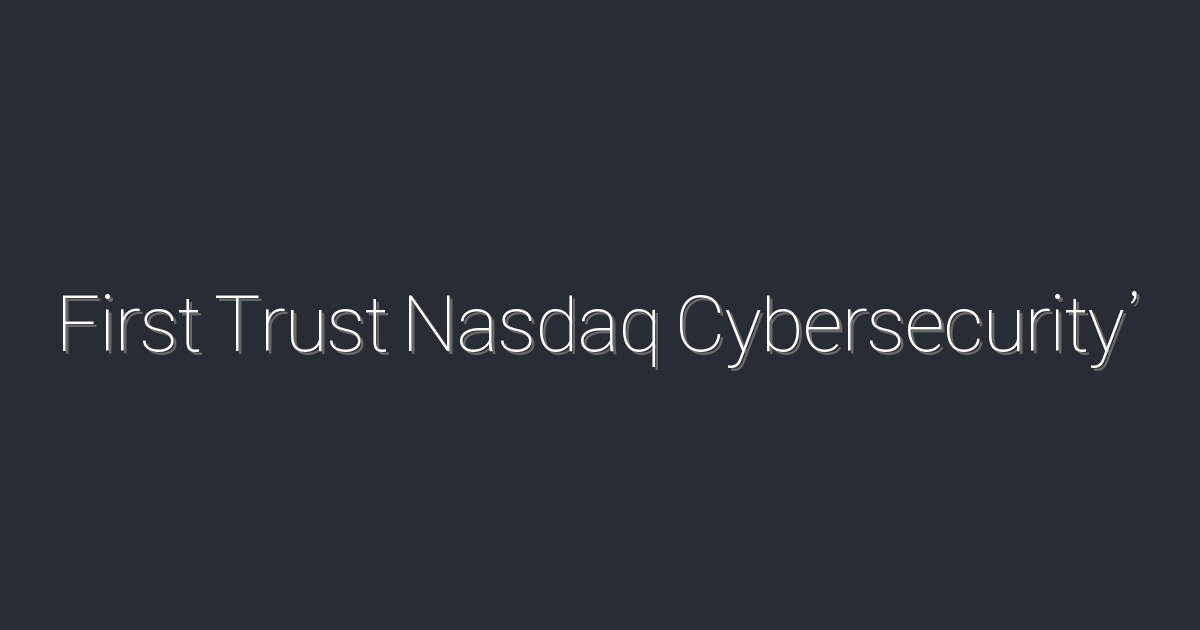 2026년, First Trust Nasdaq Cybersecurity로 투자 수익 극대화하는 5가지 방법!