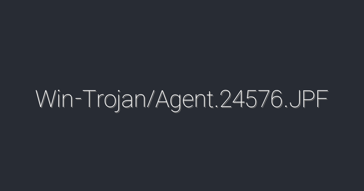 2026년 최신 Win-Trojan/Agent.24576.JPF 심층 분석 및 제거 가이드!